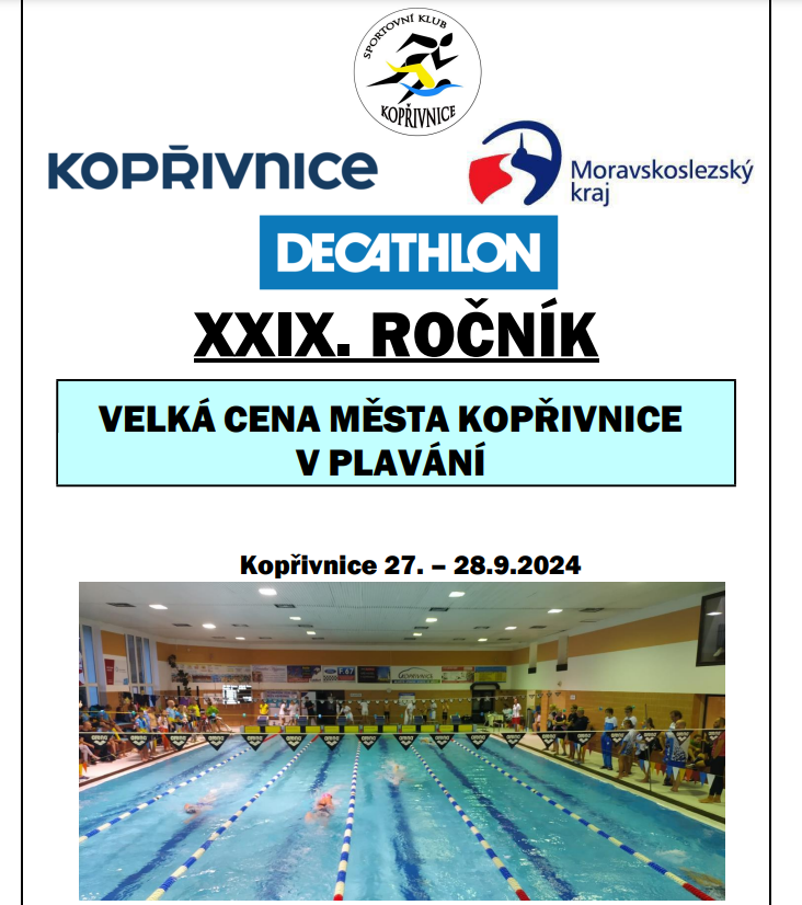 VC Kopřivnice - pátek a sobota 26. a 27. září