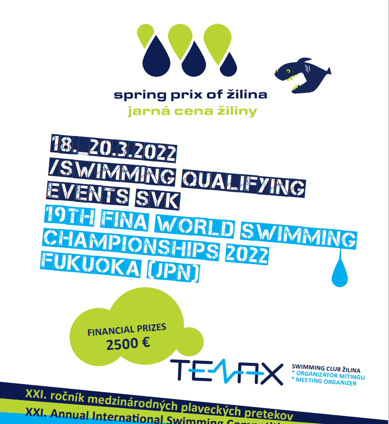 Jarní cena Žiliny - 18. - 20. března